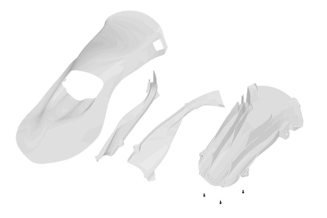 Kart Republic KR1 | KR2 2025 White Driver Panel