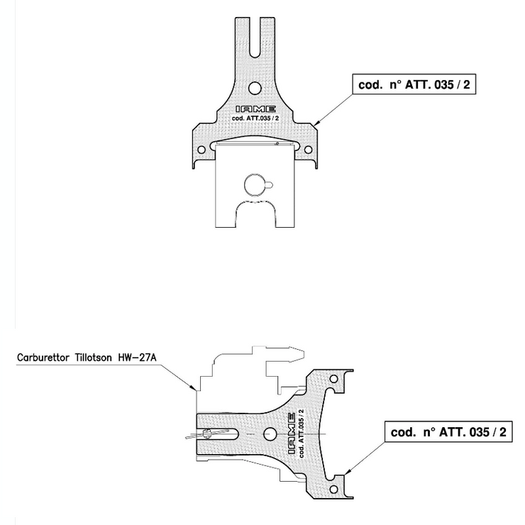 ATT-035/2 IAME X30 Piston Clearance Gauge (Old Style)