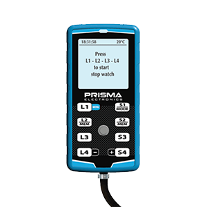 Prisma HPM4 Tire Pressure Gauge with Pyrometer and Stopwatch