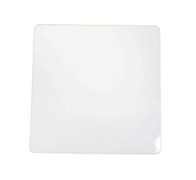 White Rectangular Sticker