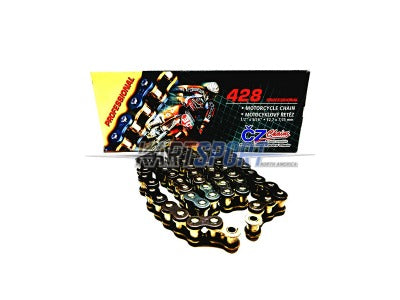 CZ 428 HIGH GRADE KARTING CHAIN O-RING 92 LINK