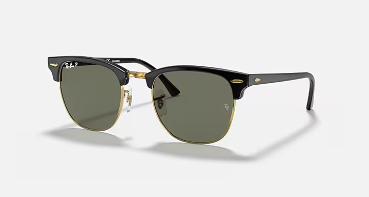 Ray Ban Clubmaster Classic Black /w G-15 Green Lenses