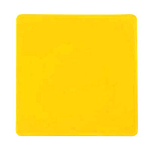 Yellow Rectangular Sticker