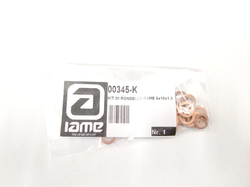 00345-K Kit 20 M6 Copper Washers