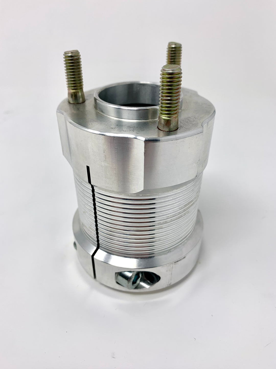 Aluminum 50mm x 90mm Wheel Hub Silver Annodized