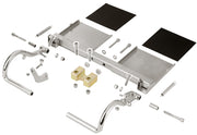 OTK Complete Chromium Plated Rudder Pedals for Rookie