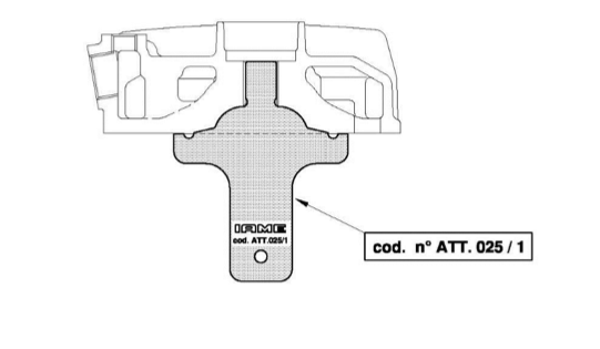 ATT-025/1 IAME X30 Head Profile Template