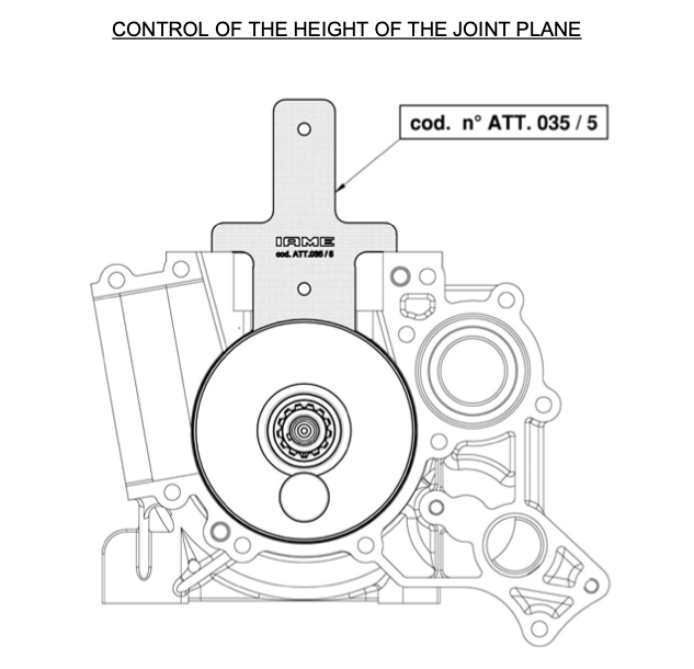 ATT-035/5 IAME X30 Cylinder Base Height Gauge