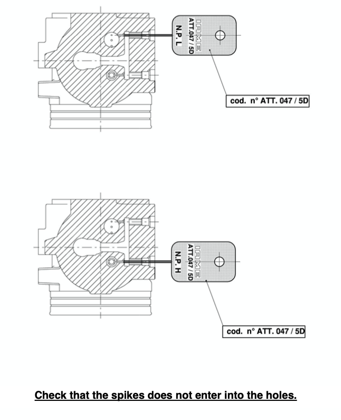 ATT-047/5D IAME KA100 "NO GO" Carb Gauge for Hole Diameter