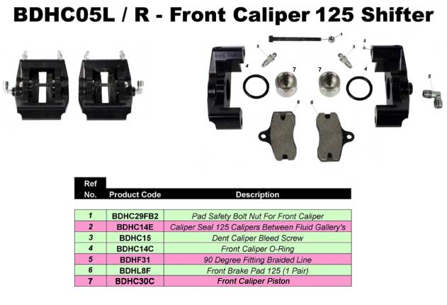 Arrow Front Brake Caliper Piston