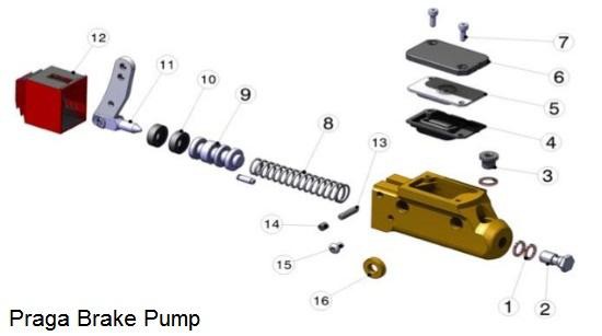 Praga Master Cylinder Spring