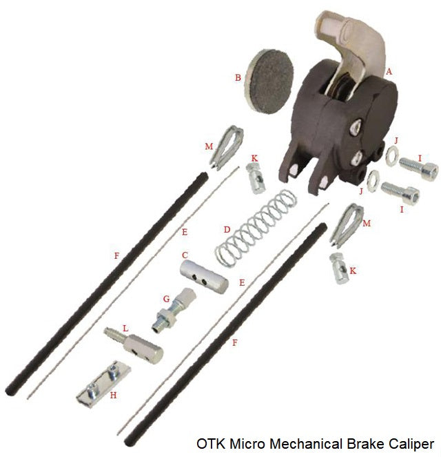 B. Micro Mechanical Brake Caliper Pad – Kartsport North America