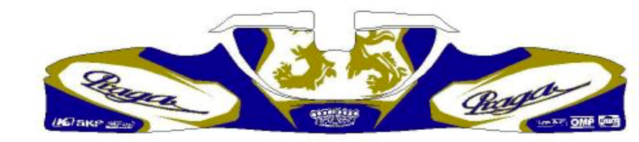 Praga 506 Front Spoiler Sticker Kit