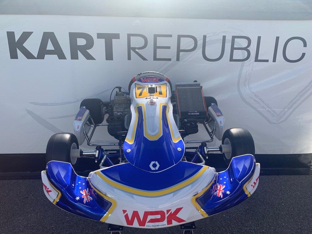 Will Power Kart WP12 Complete Sticker Kit